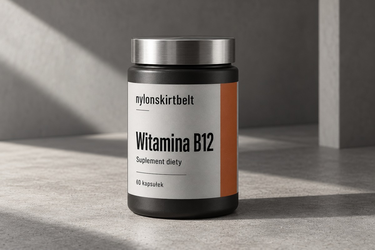 Witamina B12, słoiczek zawierający 60 kapsułek